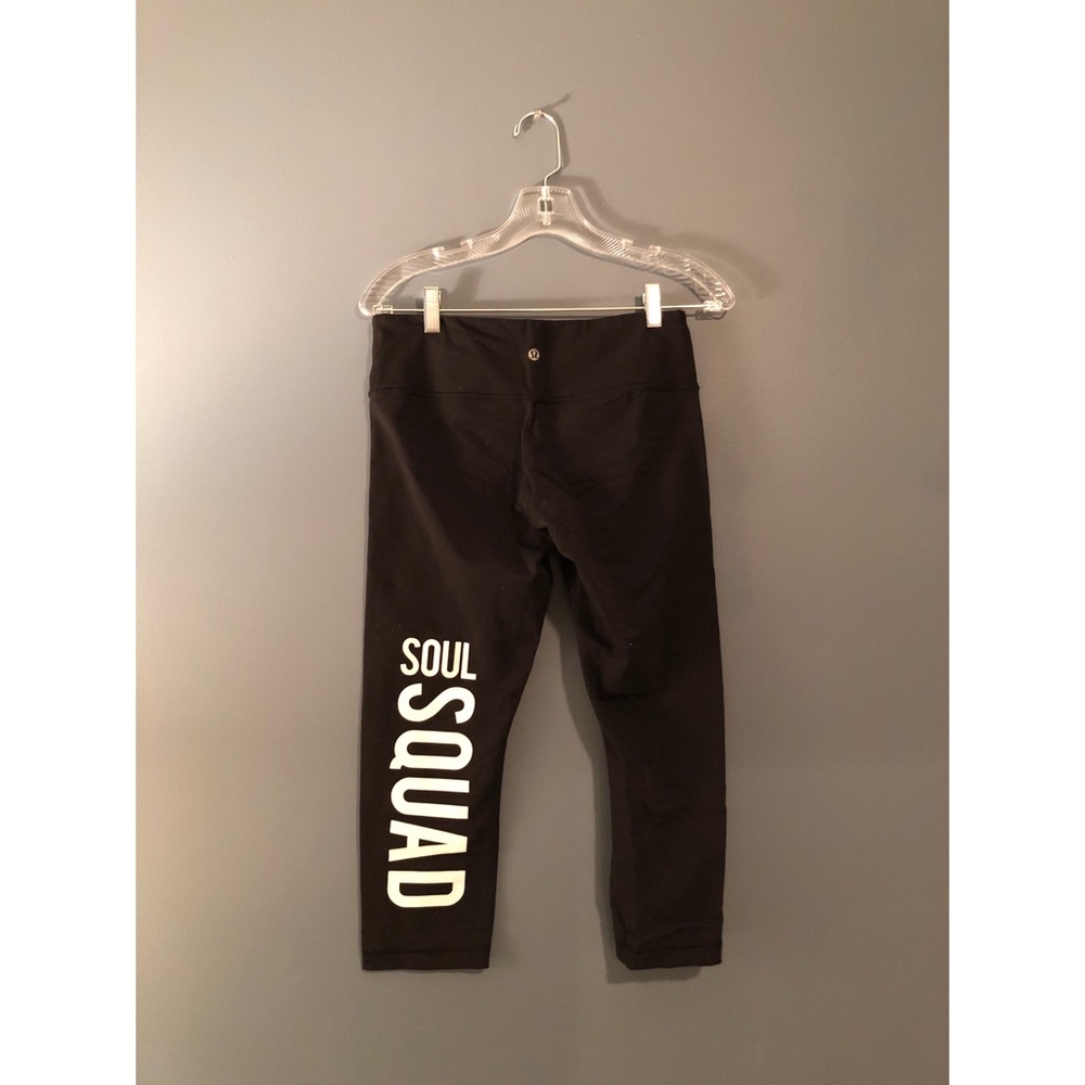 SoulCycle Lululemon Wunder Under Low-Rise Crops